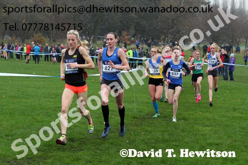 Senior women's European Cross Country Trials, Sefton Park, Liverpool. Photo: David T. Hewitson/Sports for All Pics